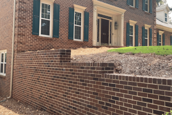 retaining wall installation in Indian Land SC